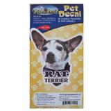 6-inch Vinyl Dog Decal Rat Terrier Picture