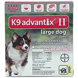 Bayer Advantix II Dog 21-55 lb 4 pack