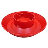 Mason Jar Bird Feeder Base Red