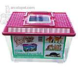 Plastic Small Animal Pen-Carrier Large