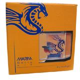 Marina Orange and Electric Blue Betta Aquarium Kit