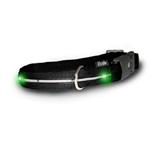 Visiglo Black LED Illuminated Large Dog Collar 16 to 26 inch