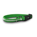 Visiglo Green LED Illuminated Medium Dog Collar 13 to 20-in.