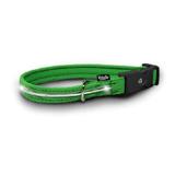 Visiglo Green LED Illuminated Large Dog Collar 16 to 26 inch
