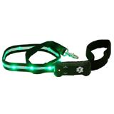 Visiglo Black LED Illuminated Dog Leash 4 Foot