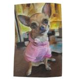 Robert McClintock Licensed Garden Flag Chihuahua