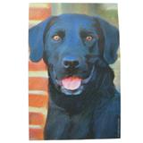 Robert McClintock Licensed Garden Flag Black Labrador