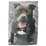 Robert McClintock Licensed Garden Flag Pit Bull