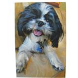 Robert McClintock Licensed Garden Flag Shih Tzu