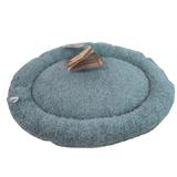 West Paw Nature Nap Blue Cat and Small Dog Oval Pet Bed