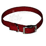 Nylon Dog Collar 5/8 inch Red 12-inch