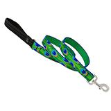 Lupine Nylon Dog Leash 6-foot x 1-inch Tail Feathers