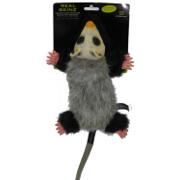 Hyper Pet Real Skinz Opossum Stuffing Free Dog Toy