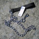 Chain Lead 4ft with Black Handle 4.0mm links Dog Leash