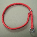 Nylon Dog Choke Red Collar 14