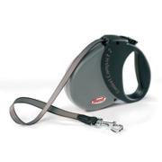 Flexi Durabelt Medium Grey Retractable Lead for Dogs