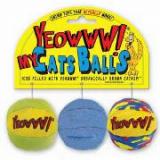 Yeowww My Cats Balls Catnip Cat Toy 3pk
