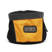 Outward Hound Orange Port-A-Bowl 48 oz for Dog Water