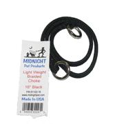 Nylon Dog Choke Black Collar 16
