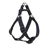 Nylon Dog Harness Step In Black 15-21 inches