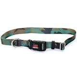 Tuff-Lock Large Camo Adjustable Nylon Dog Collar