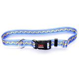 Tuff-Lock Medium Waves Adjustable Nylon Dog Collar