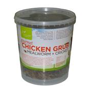 Gourmet Chicken Grub Mealworm + Crickets Chicken Treat 14oz