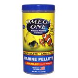 Omega One Garlic Marine Large Pellets Fish Food 9 ounce