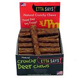 Etta Says! USA Ultimate Crunchy Deer Chews for Dogs 4 inch