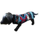 Handmade Dog Sweater Wool Navajo Shawl Small