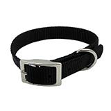 Nylon Dog Collar 5/8 inch Black 12-inch