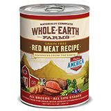 Whole Earth Grain Free Red Meat 12oz case