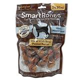 SmartBone Rawhide-Free Dog Treats Mini Bone 24 Pack