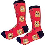Unisex Pomeranian Dog Socks