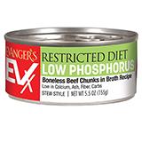 Evangers EVX Low Phosphorus For Cats 5.5 oz case