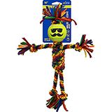 Kaleidoscope Rope Dude With Ball Dog Toy 16 inch