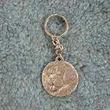 Pewter Key Chain I Love My Chow Chow