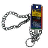 Coastal Titan Chrome Steel Dog Choke Chain Medium 18 inch