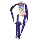 Adjustable Large Dog Harness 1-inch Purple Nylon