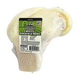 White Beef Knuckle Bone Dog Chew Each