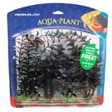 Family Pack Black Pearl Plastic Aquarium Plant