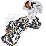 Penn Plax Ruff Rope 3 Rings Small Dog Toy