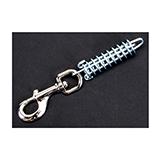 Shock Absorbing Dog Tie-out Spring w/Snap