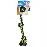 Rope Tug 3-Knot Color Small Dog Toy