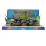 Penn Plax Action Split Shipwreck Aquarium Ornament