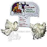 Rope Bone Small White Dog Toy