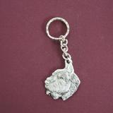 Pewter Key Chain I Love My Bouvier