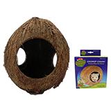 Penn Plax Coconut Cabana Small Animal Play Nest