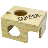 Penn Plax Small Animal Timber Hide-a-Way Small
