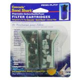 Penn Plax Sand Shark Aquarium Filter Carbon/Floss Cartridge